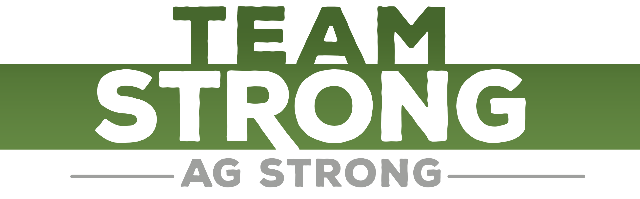 "Team Strong - Ag Strong" graphic